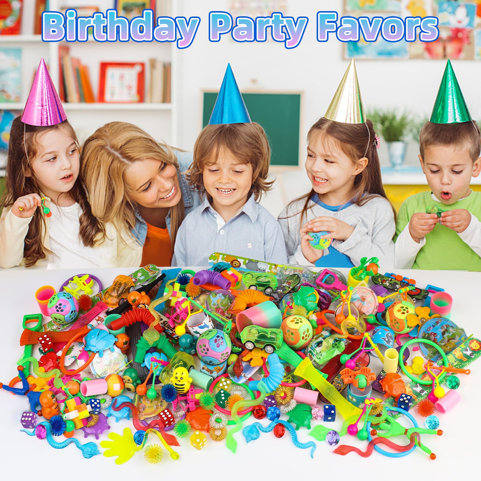 150 Pezzi Gadget Per Compleanno Bambini - Regalini Fine Festa, Giochi Assortiti Per Sacchetti E Premi - Foto 8