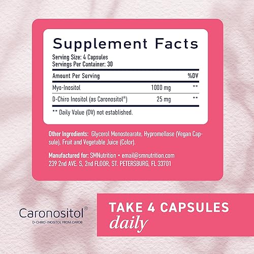 Miniatura 6 de Myo-Inositol & D-Chiro Inositol para el Equilibrio Hormonal para Mujeres Microesferas para Regular el Ciclo Menstrual y Apoyar la Salud Ovariana