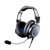 ATH-G1 Premium Gaming Headset for PS5&Xbox Series X&comma; Laptops&comma; and PCs&comma; with 3&period;5 mm Wired Connection&comma; Detachable Mic&comma; Black