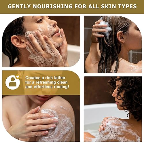 Miniatura 6 de Dr. Woods Jabón líquido de castilla de almendras – Jabón de Castilla con aceite de almendras puro, gel de baño para hombres y mujeres, manteca de