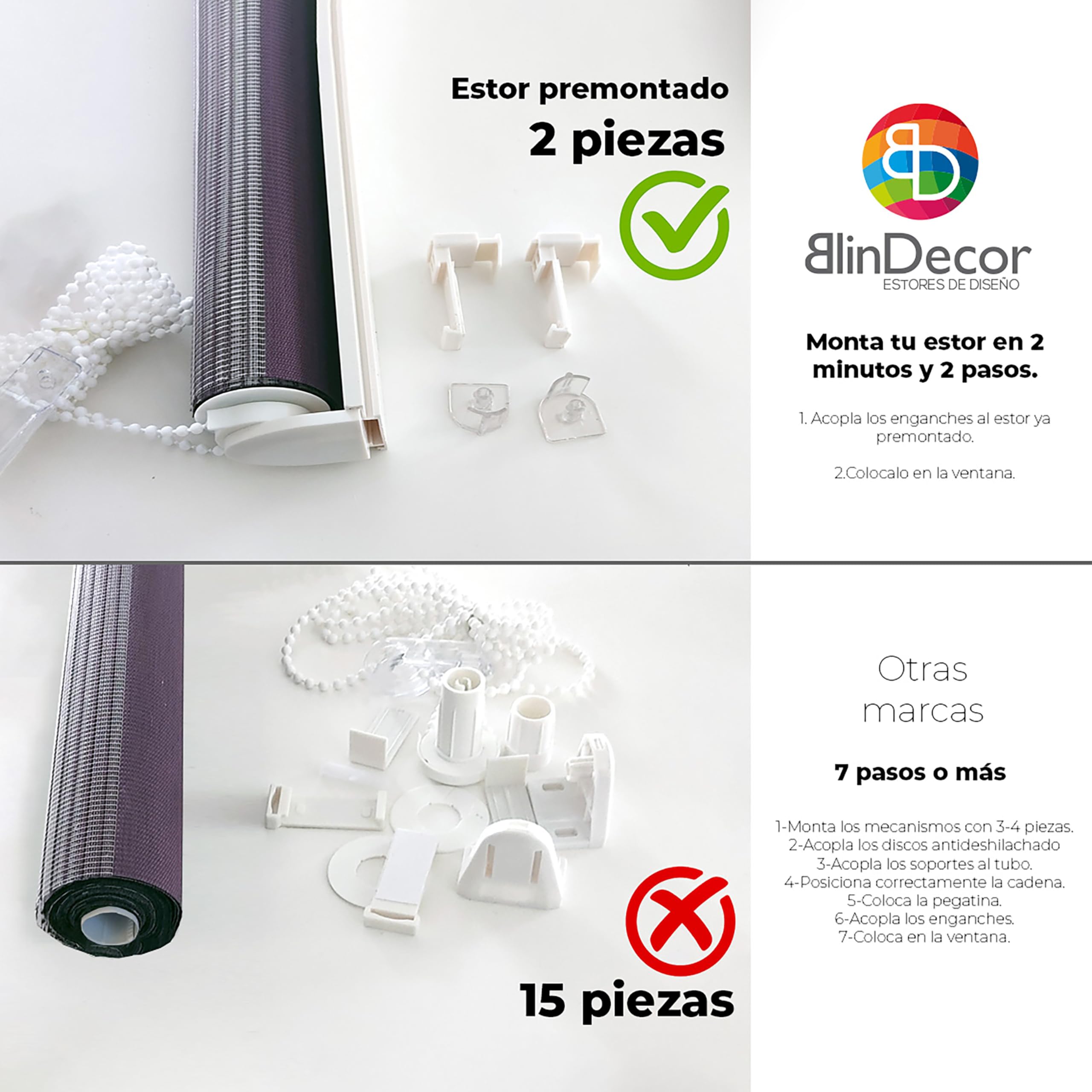 Roleta nocna i dzień Instalacja BEZ Narzędzi - Roleta EasyFix Rozmiar 130x180 Szerokość x Wysokość - roleta BEZ Wiertarki Rozmiar tkaniny 127x175 - Roleta Noc i Dzień Surowy