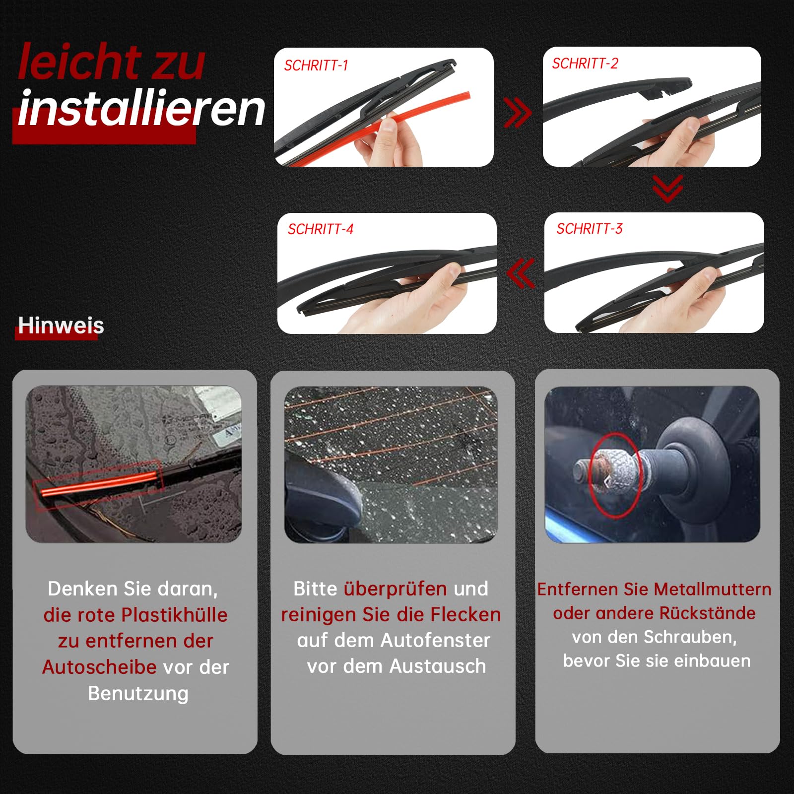 1273391 Braccio Tergicristallo Posteriore e Lama per Corsa C/MK 3 2000-2006