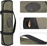 Vista 4 de TOURBON Almohadilla de limpieza de pistola enrollable de caza de tiro con bolsillo de almacenamiento de herramientas