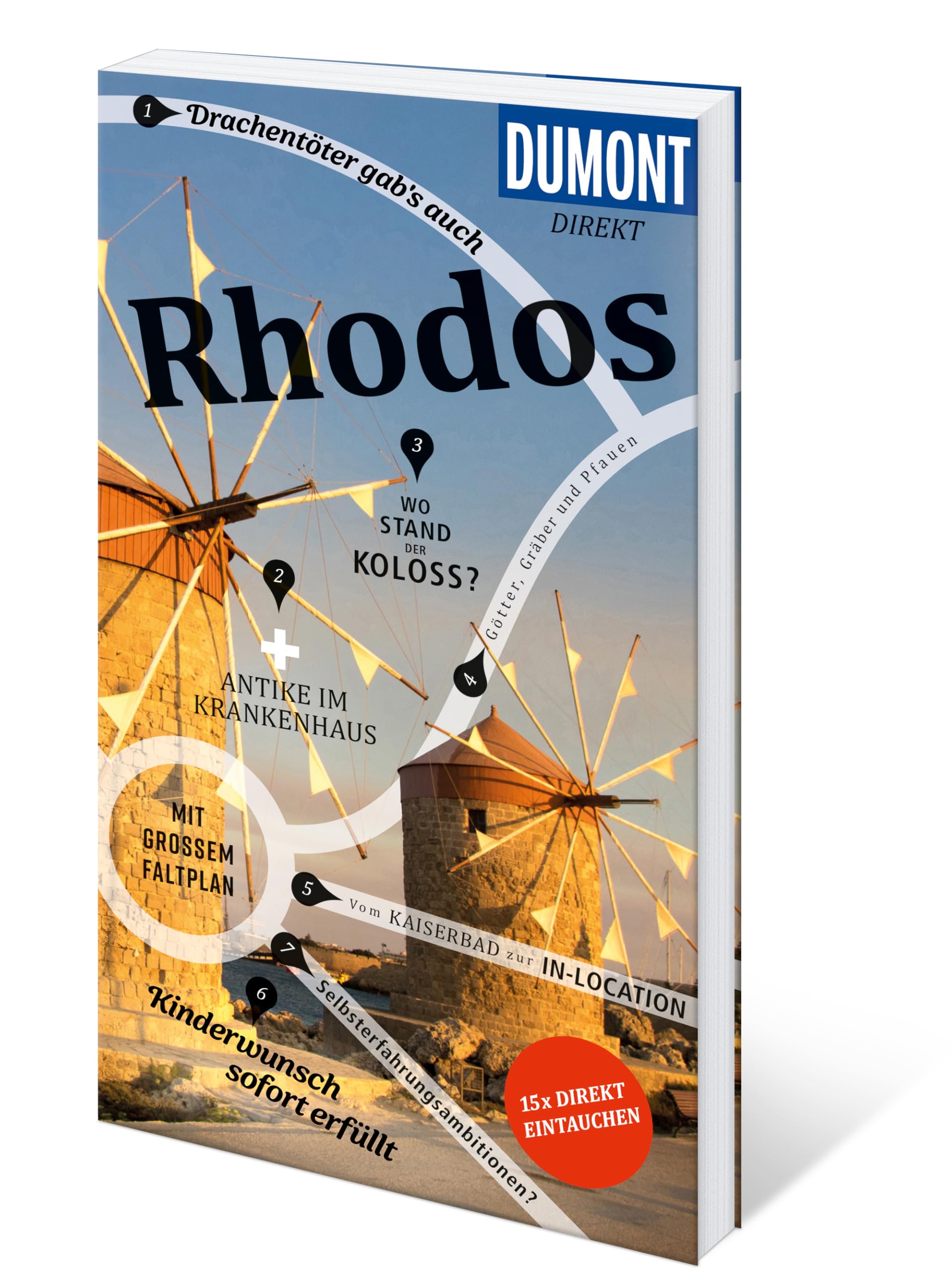 DUMONT direkt Reiseführer Rhodos: Mit großem Faltplan