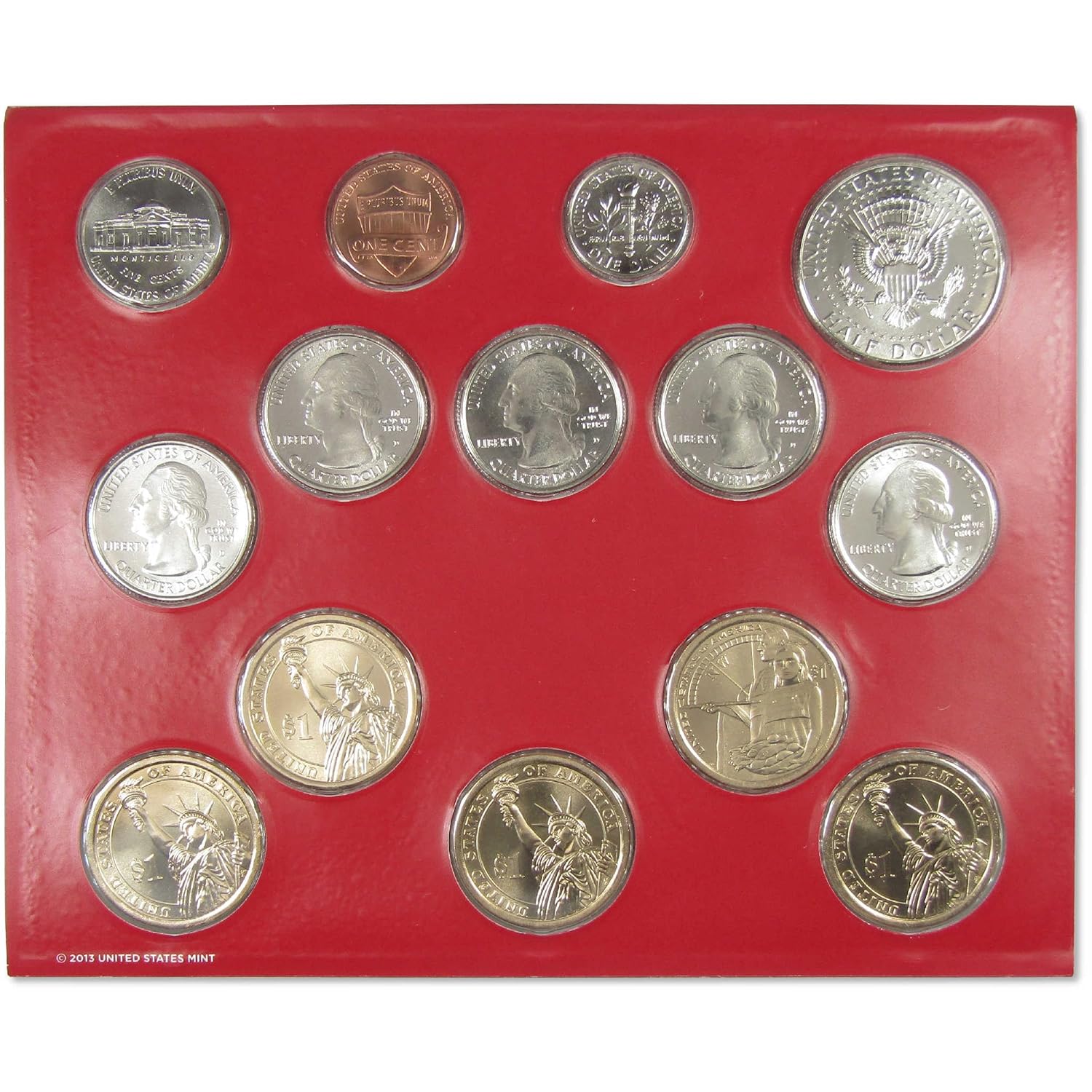 2014 Uncirculated Coin Set U.S Mint Government Packaging OGP COA