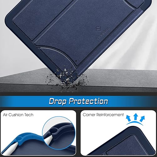 Miniatura 8 de Fintie Funda magnética con soporte para iPad de 10.9 pulgadas (versión 2022), múltiples ángulos, a prueba de golpes, funda de TPU suave con soporte