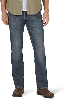 LEE Men's Extreme Motion Regular Boot Jeans - Extreme Stretch Fabric, Flex Waistband, Comfortable Bootcut Fit
