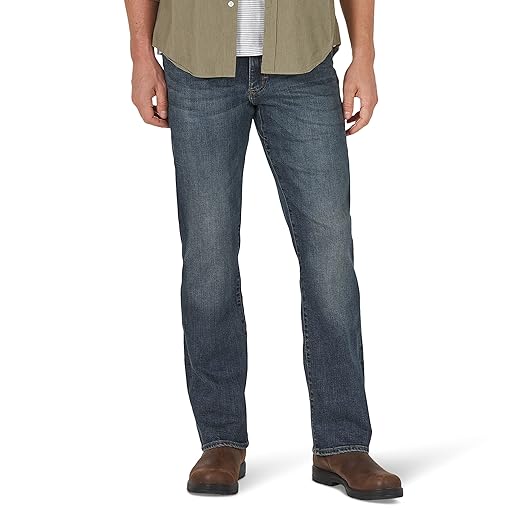 Lee Calça jeans masculina Extreme Motion Straight Taper