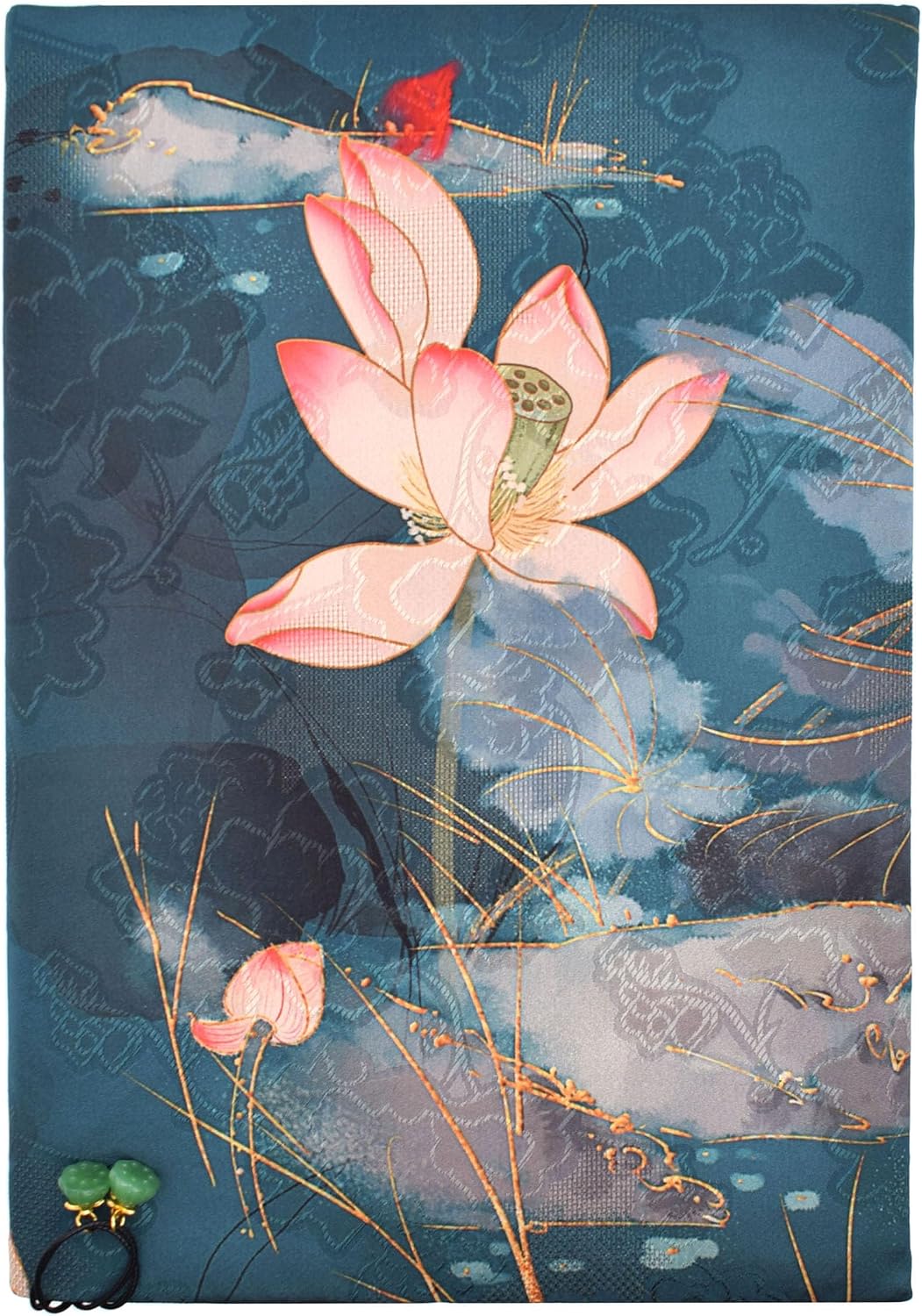 BLBMH 6.5x9.5 Fabric Bible Covers for Hardcover Paperback - Lotus