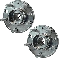 Vista 3 de Conjunto de rodamiento de rueda delantera de 2 piezas y buje TRQ Compatible con Pontiac Solstice 2006-2009 Saturn Sky 2007-2010
