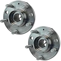 Vista 863 de TRQ Juego de 2 rodamientos de rueda trasera y conjunto de cubo con sensor ABS compatible con Ford Transit Connect 2014-2018