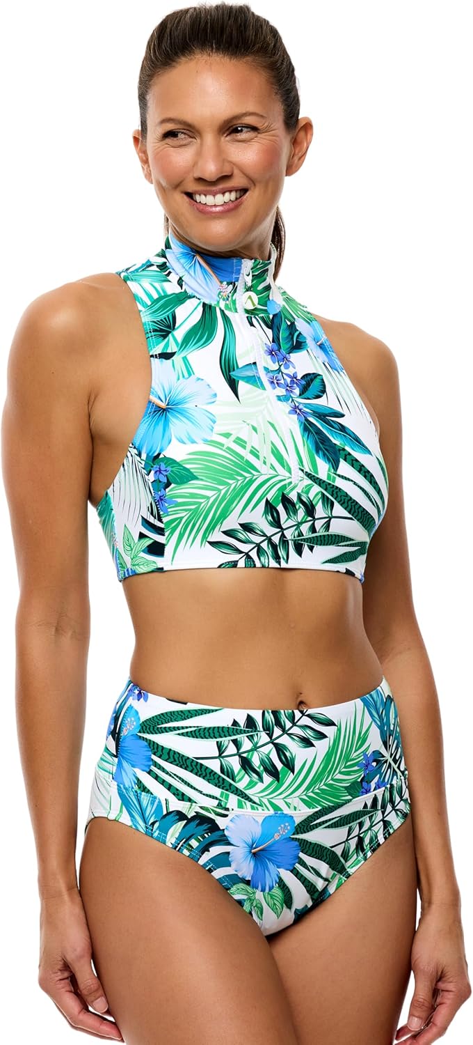 Next by Athena Womens Aloha Harmony Highwaist Swimsuit Bottom