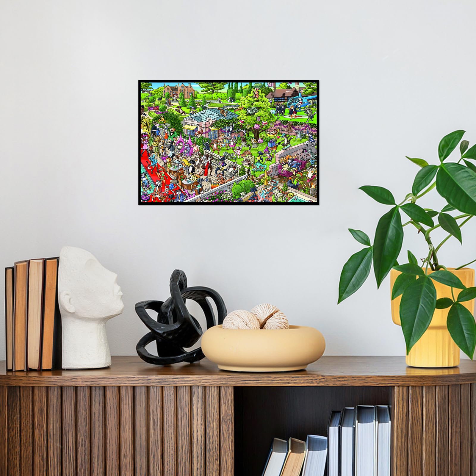 Amazon | （26×38cm）CHengQiSM 1000ピース ジグソーパズル マイクロ