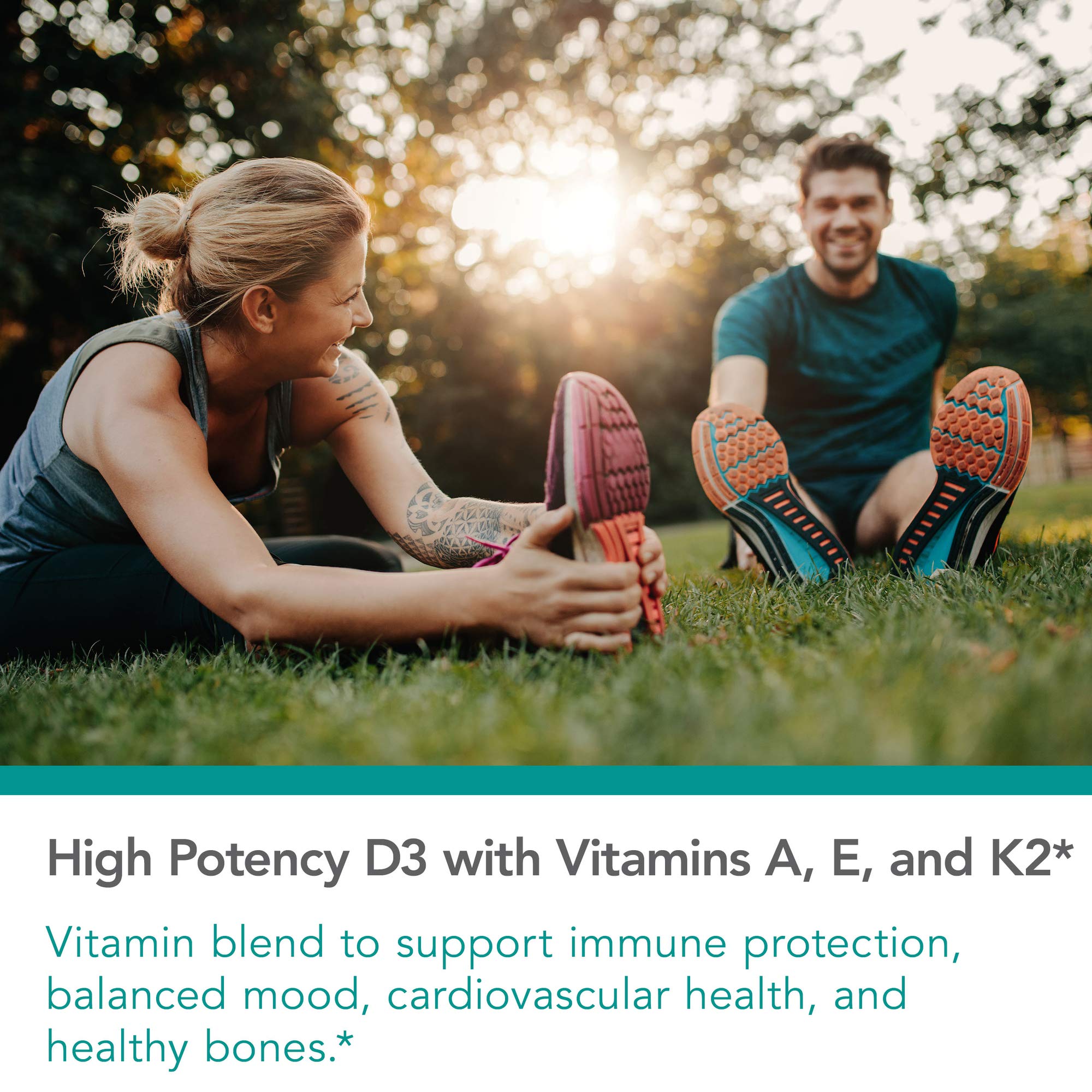 NutriCology Vitamin D3 Complete 5000 High Potency with Vitamin A, E