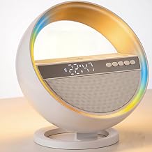 6-in-1 RGB LED Table Lamp with Bluetooth Speaker & Wireless Charging