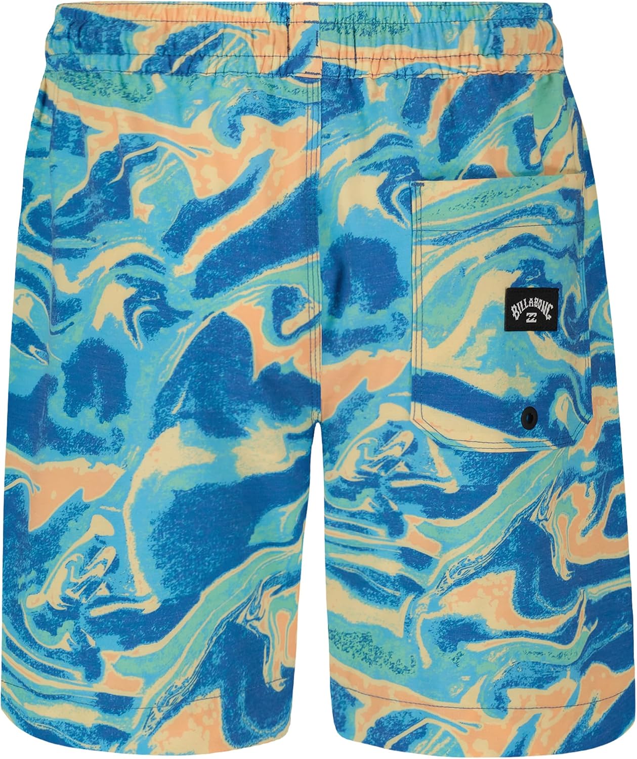 Billabong Boys' Layback 4-Way Stretch Swim Trunks with UPF 50+ Sun Protection, Quick Dry Bathing Suit
