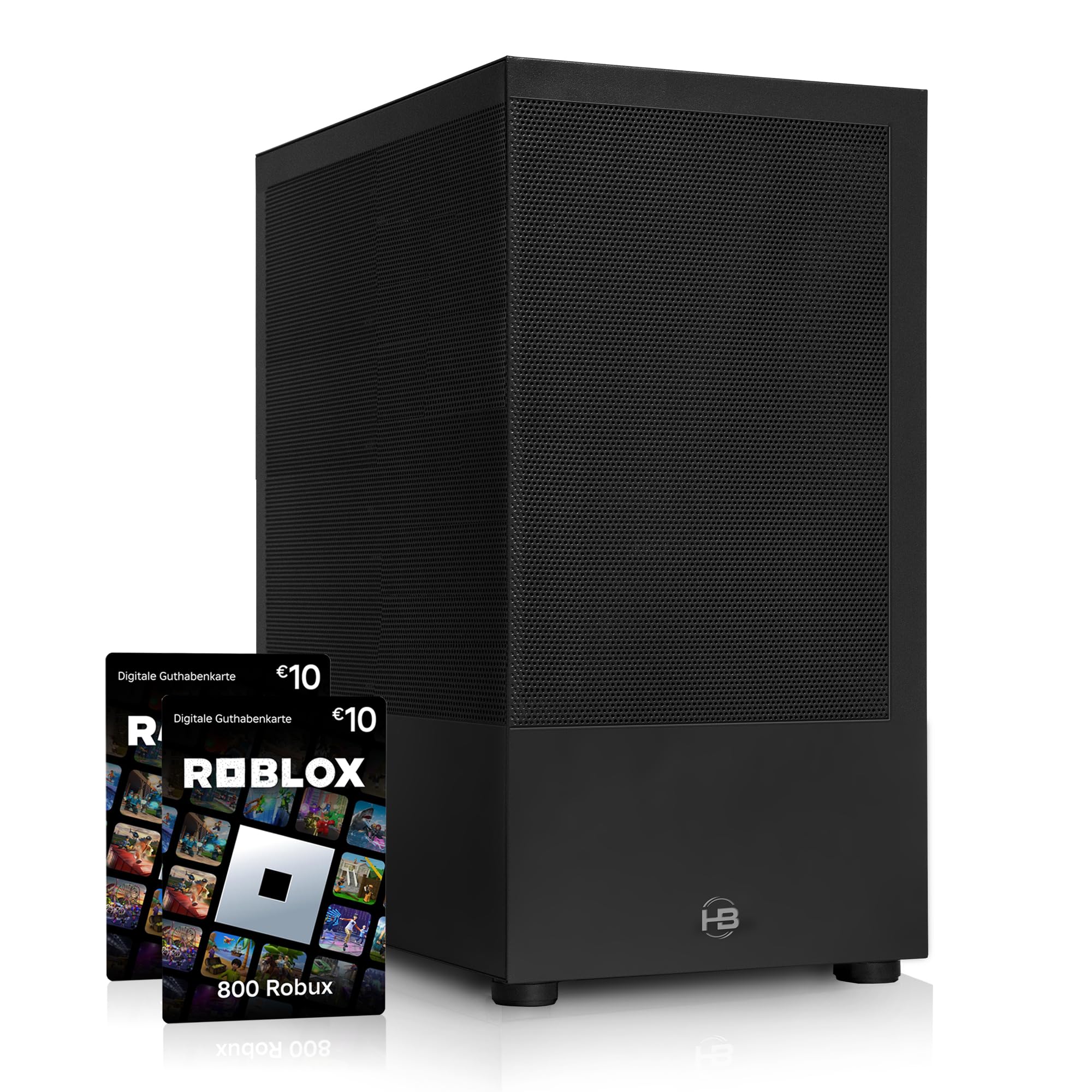 HYPER BYTE® Essential Gaming PC - Ordenador con AMD Ryzen 3 3200G con 4,0 GHz | Radeon Vega 8 | 16 GB RAM DDR4 | Disco SSD 256 GB | Torre de sobremesa | WLAN | Windows11 Pro + Cupon Robloх de 20 €
