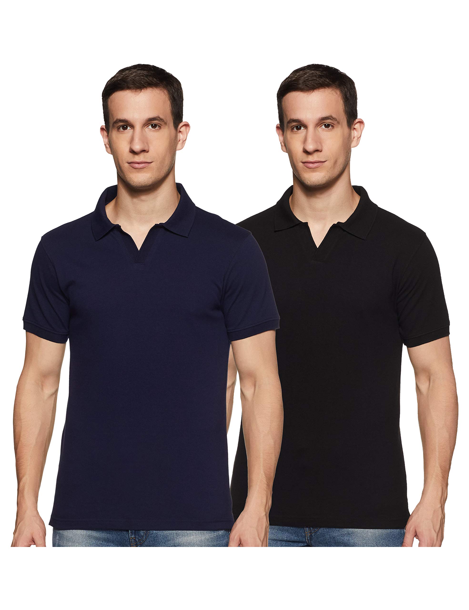 Amazon Brand - Symbol Men's Solid Regular Polo Shirt (JC-PO2)
