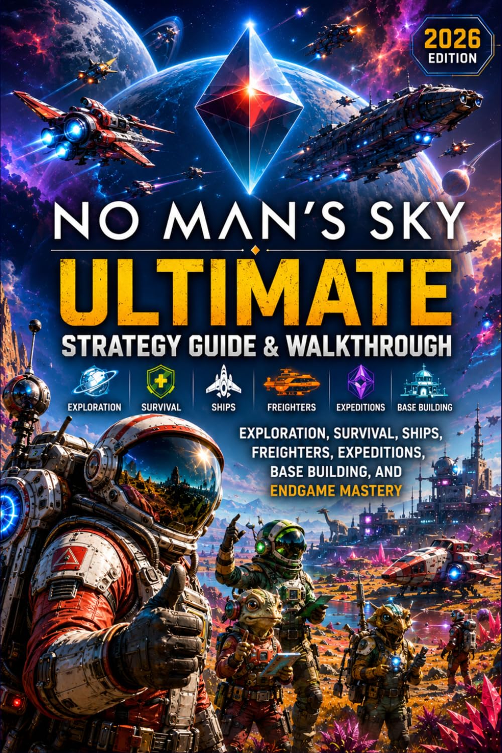 NO MAN’S SKY Ultimate Strategy Guide & Walkthrough (2026 Edition) Exploration, Survival, Ships, Freighters, Expeditions, Base Building, and Endgame Mastery