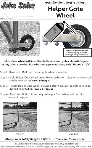 Miniatura 3 de Jake Sales Rueda auxiliar de puerta para puertas de soporte con marcos de puerta de 1-38 pulgadas a 1-78 pulgadas - Rueda auxiliar de puerta para