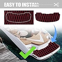 Vista 30 de Fullfire Suelo de lancha – Cubierta de espuma EVA para lanchas – Alfombra marina autoadhesiva para lanchas de motor, yate, kayak, RV