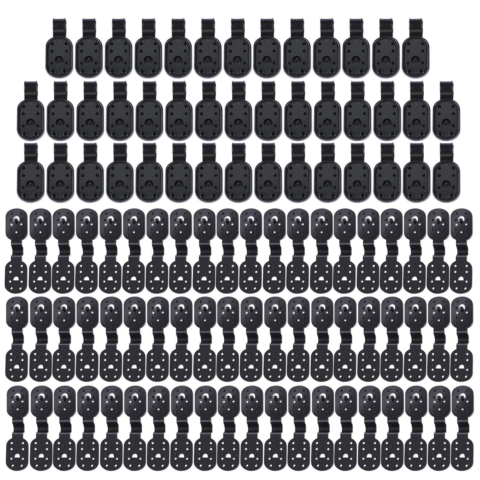 Clips De Alta Resistencia Para Tela De Sombra,100 Piezas Clips Resistentes Para Redes De Jardín | Pinza Antiviento Tela Toldo,Para Jardín Exterior Patio Porche Cerca