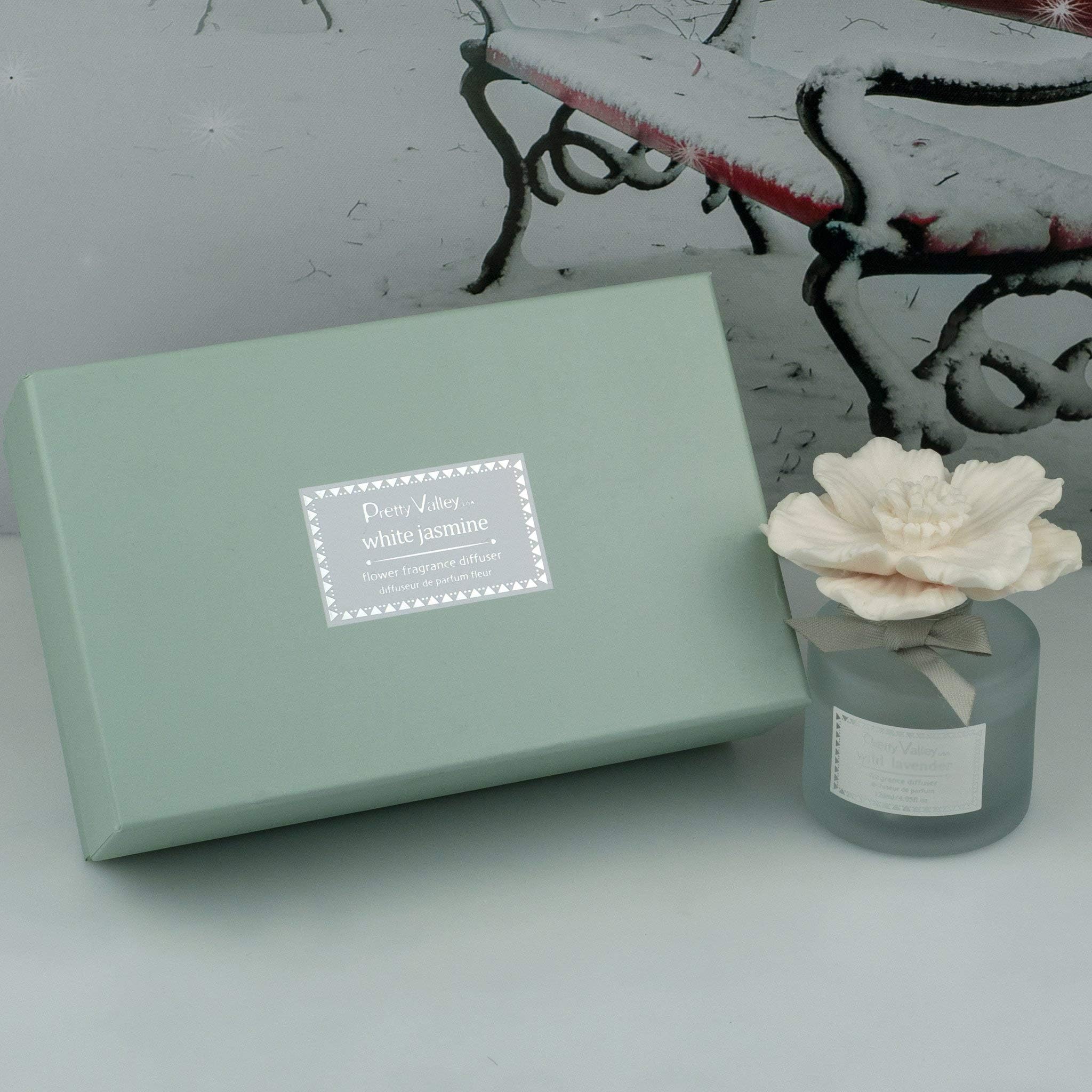 Fragrance Diffuser Gypsum Flower- White Jasmine 120ml