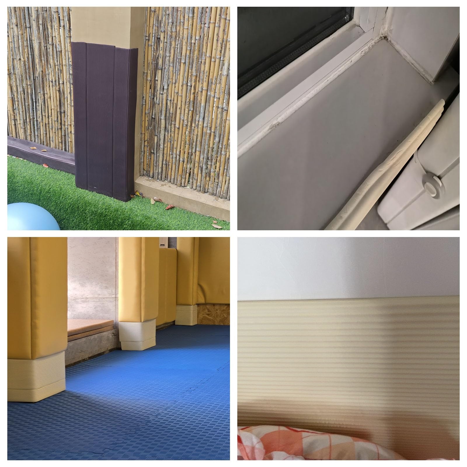 garagen wandschutz Weiches Wand-Antikollisionspolster 2 5 10 20 m Länge, Wand-Eckenschutzschaum, Fensterkanten-Anti-Stoß-Eckenschutz für Zuhause(Dark Brown,W 15 cm L 20 M)