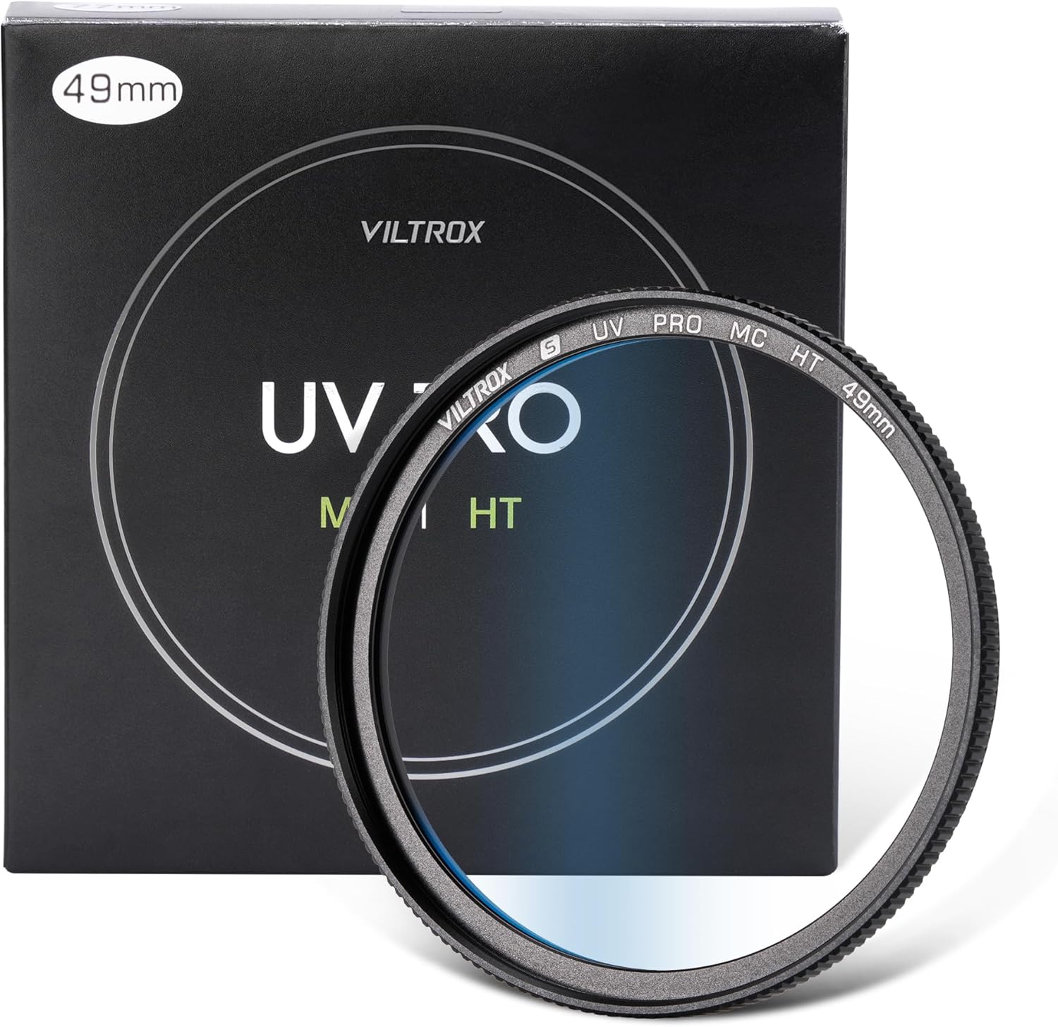 VILTROX 49mm MC UV Protection Camera Lens Filter, 18 Layer Multi Resistant Nano Coatings, HD/Hydrophobic/Scratch Resistant for Nikon, Canon, Fuji Cameras and More