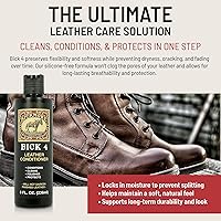 Vista 3 de Bick 4 Acondicionador de Cuero y Limpiador de Cuero 2 oz - No Oscurecerá el Cuero - Seguro para Ropa de Cuero, Muebles, Chaquetas, Zapatos