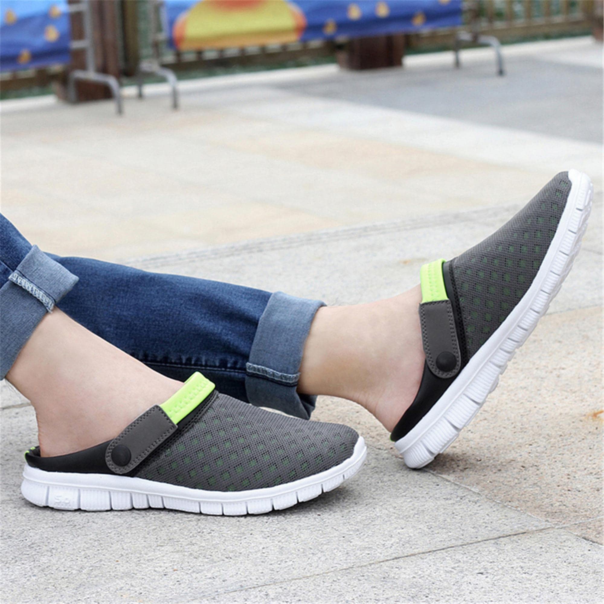 SAGUARO Zuecos para Hombres Mujer Verano Zapatillas de Playa Respirable Ligero Sandalias Tallas 36-48 EU