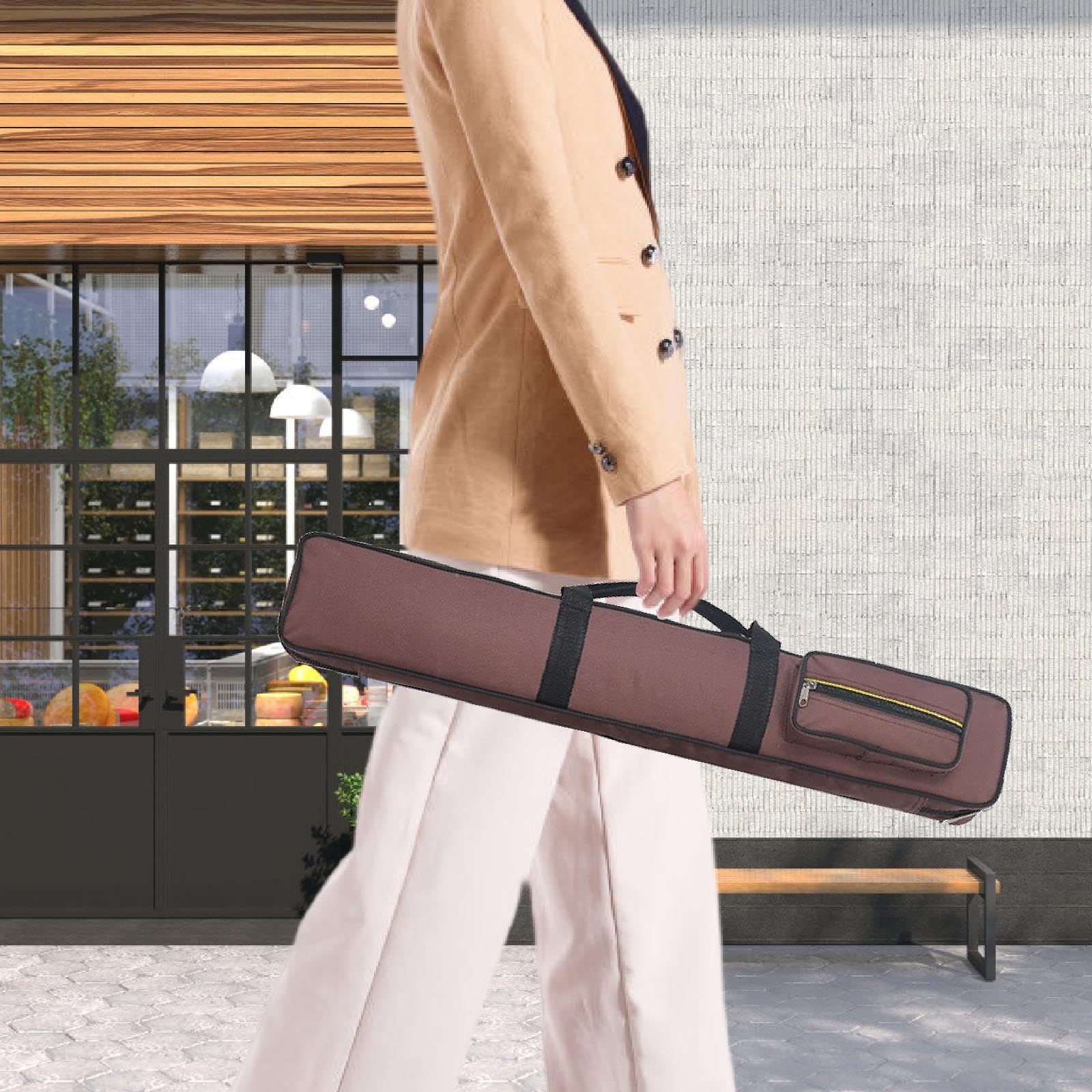 Custodia per Stecca da Biliardo, Borsa Imbottita per Il Trasporto, Tessuto Oxford, Scomparto per Accessori, Organizzazione, Accessori per Biliardo, Ad