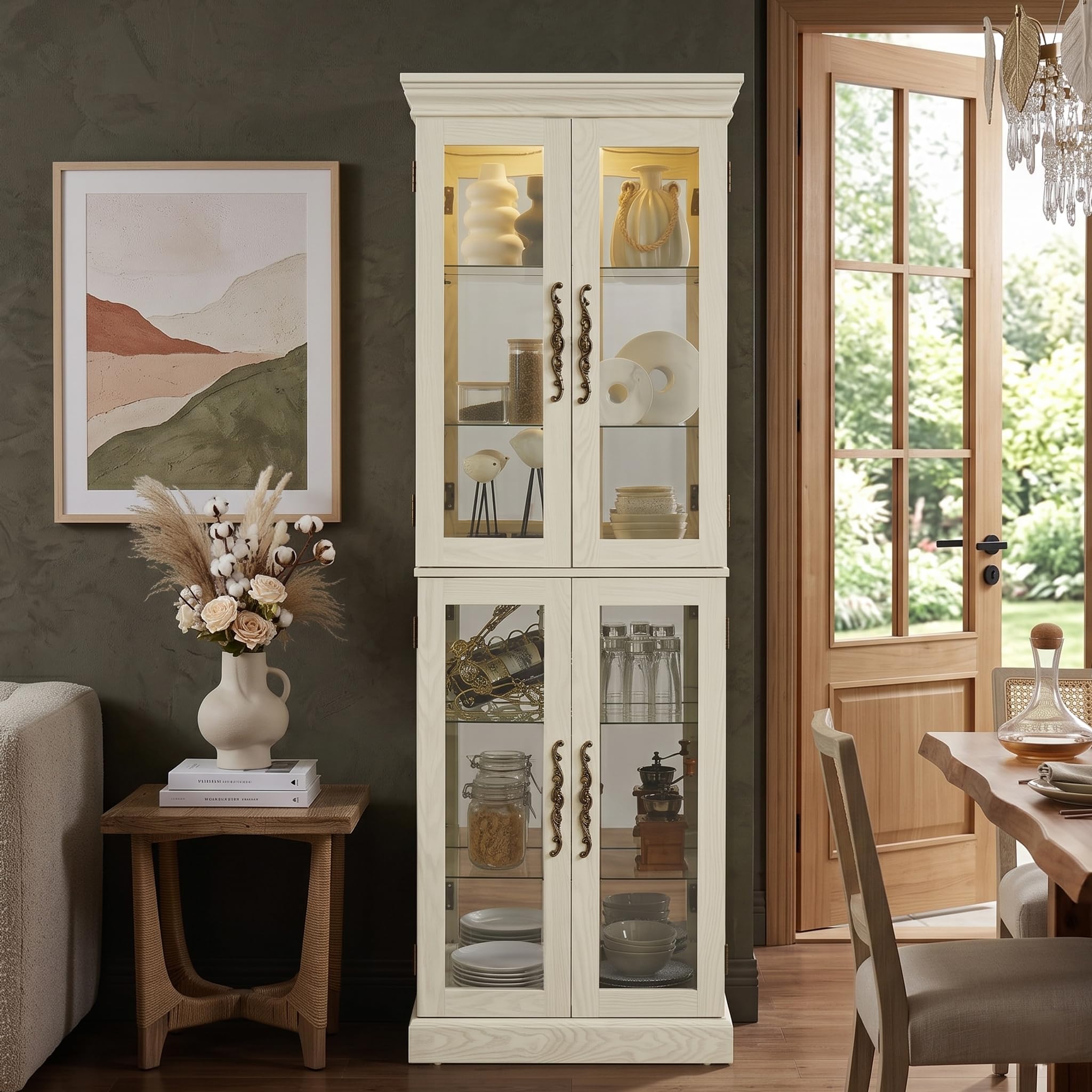 Amazon.com - Lighted Curio Cabinet 71