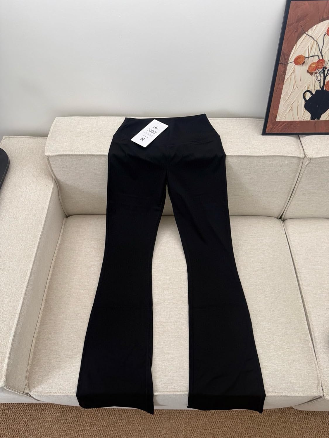 CAISHUANGER] レディース ブーツカット ヨガパンツ, ハイウエスト