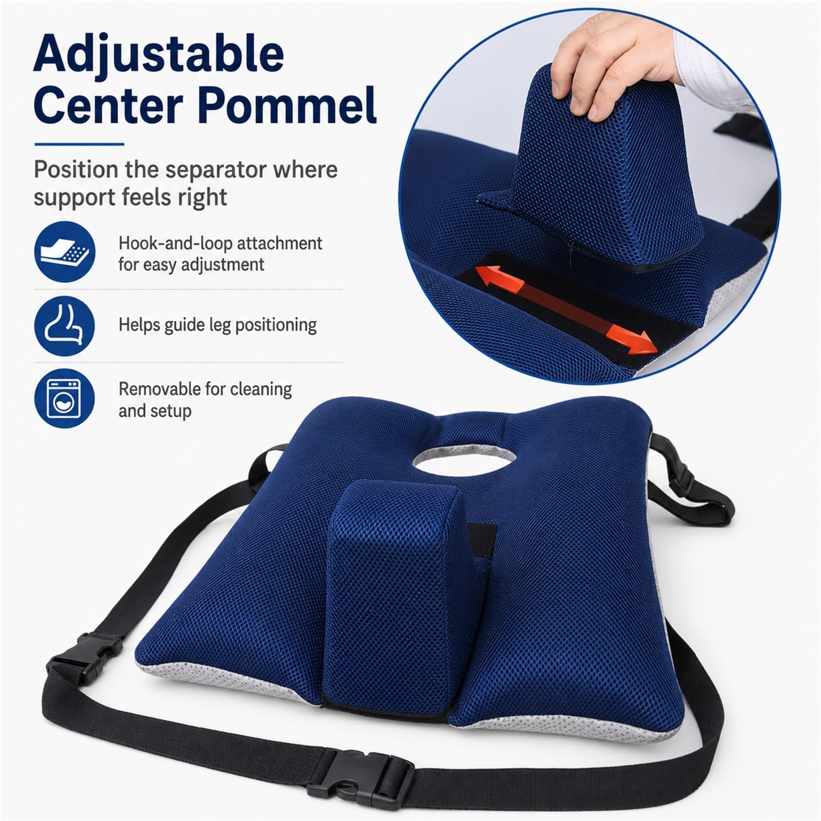 Soporte Lateral para Silla de Ruedas Antivuelco Cojín Antiescaras para Ancianos y Discapacitados Protector Lateral Ajustable de Espuma para Alivio de Ciática y Coxis