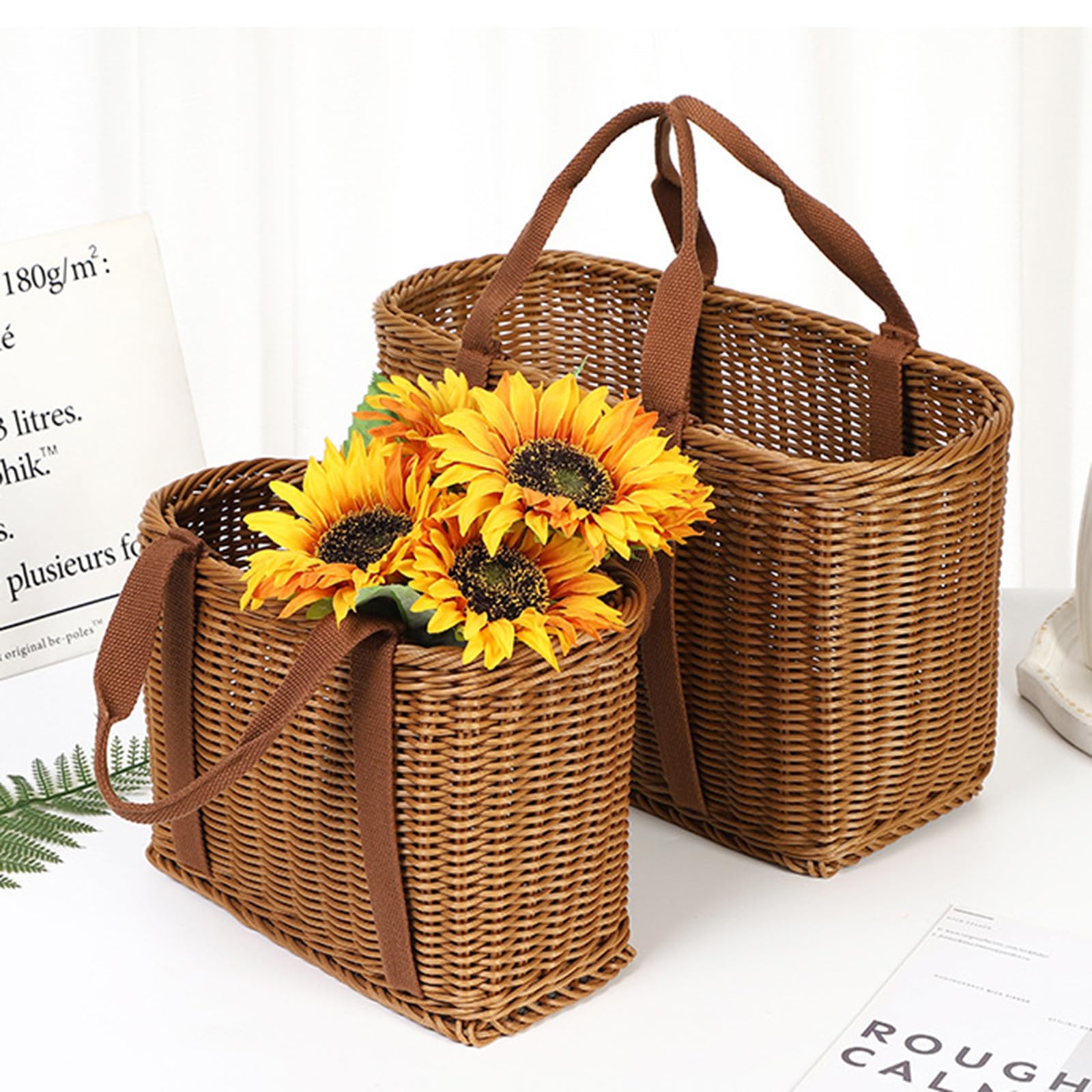 Cesta de vino con asa para los amantes del vino, perfecta para picnics y bodas, colección elegante para todas las ocasiones, incluye asa práctica