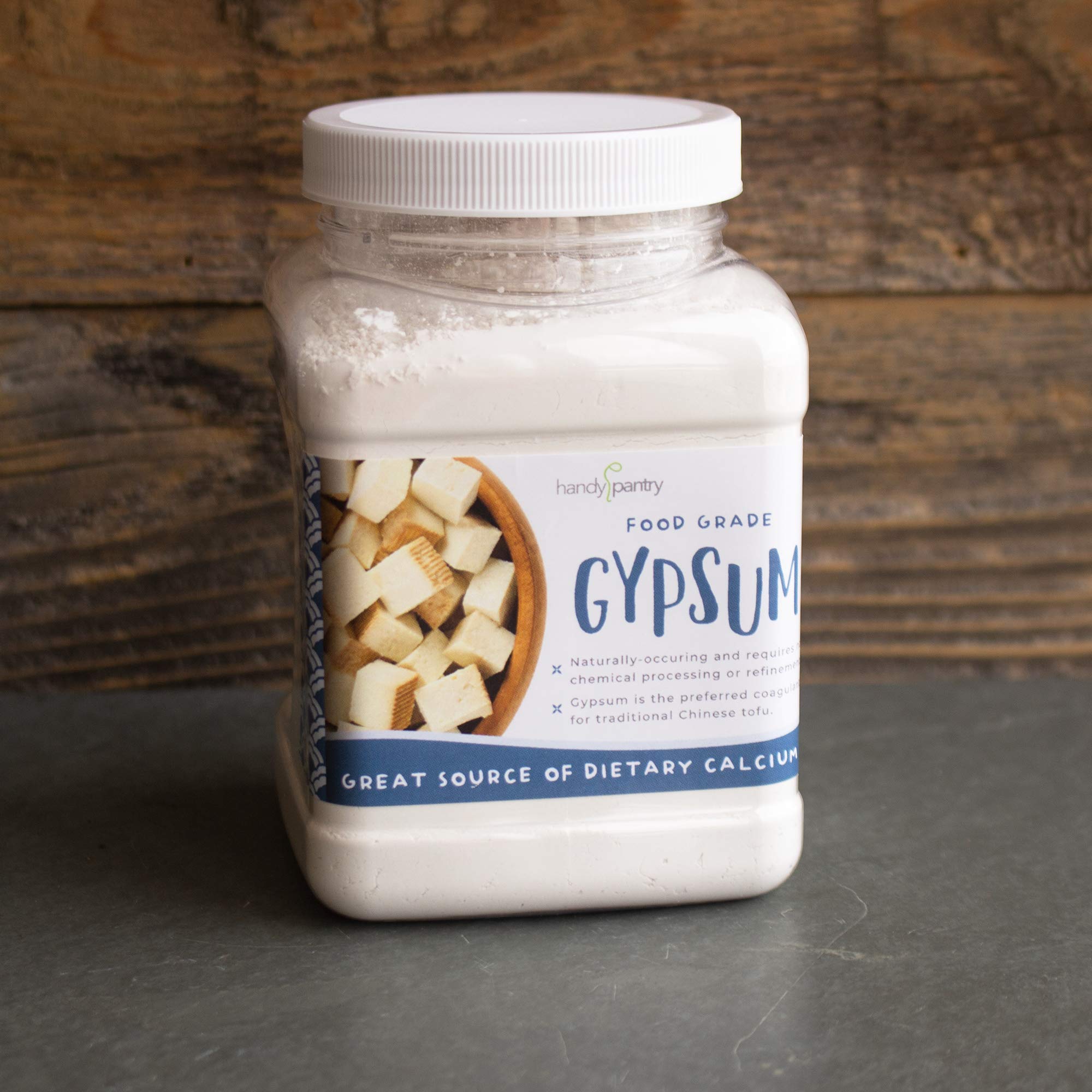 Buy Gypsum Powder Tofu Coagulant By Handy Pantry Calcium Sulfate Food Grade Gypsum Perfect