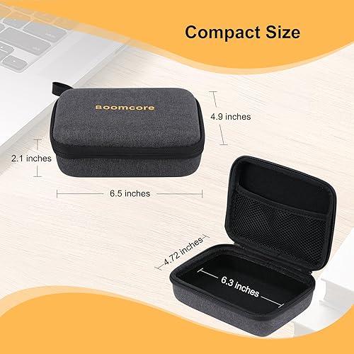 Miniatura 6 de Funda organizadora electrónica de viaje, bolsa pequeña a prueba de golpes, bolsas organizadoras de cables duros para cargadores de MacBook Pro,