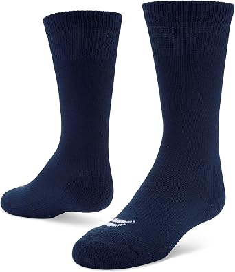 Sof Sole Baseball/Softball Over-the-Calf Team Athletic Performance Socks 2 Pair, Large, Navy Blue