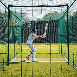HT XPLORIX 3mm Thikness - 100x15 Feet Heavy Duty Nylon Cricket Prectice Net (3mm Nylon, 100x15 FT) Price In India