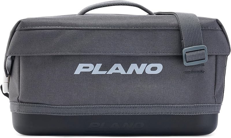 Bolsa de aparejos Plano Weekend Softside 3500, Bolsa de aparejos de pesca de vanguardia, Base impermeable moldeada, Almacenamiento espacioso, Mangas de herramientas troqueladas, Puntos de fijación de cadena Daisy