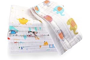 Ultra-Absorbent Baby Burp Cloths for Sensitive Skin