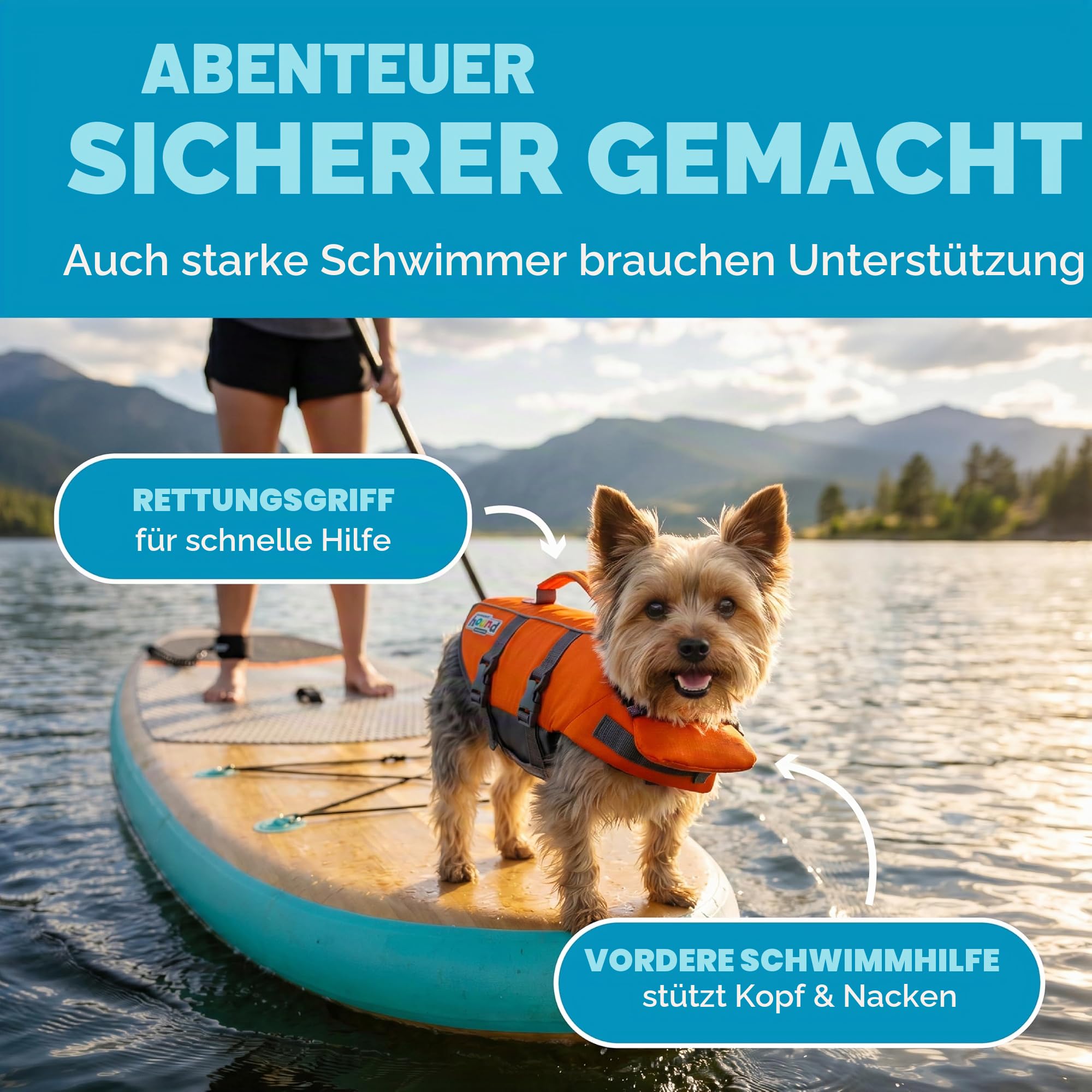Kyjen 22018 Outward Hound Ripstop Quick Release Easy Fit Rettungsweste für Hunde, verstellbar, Größe XS, orange