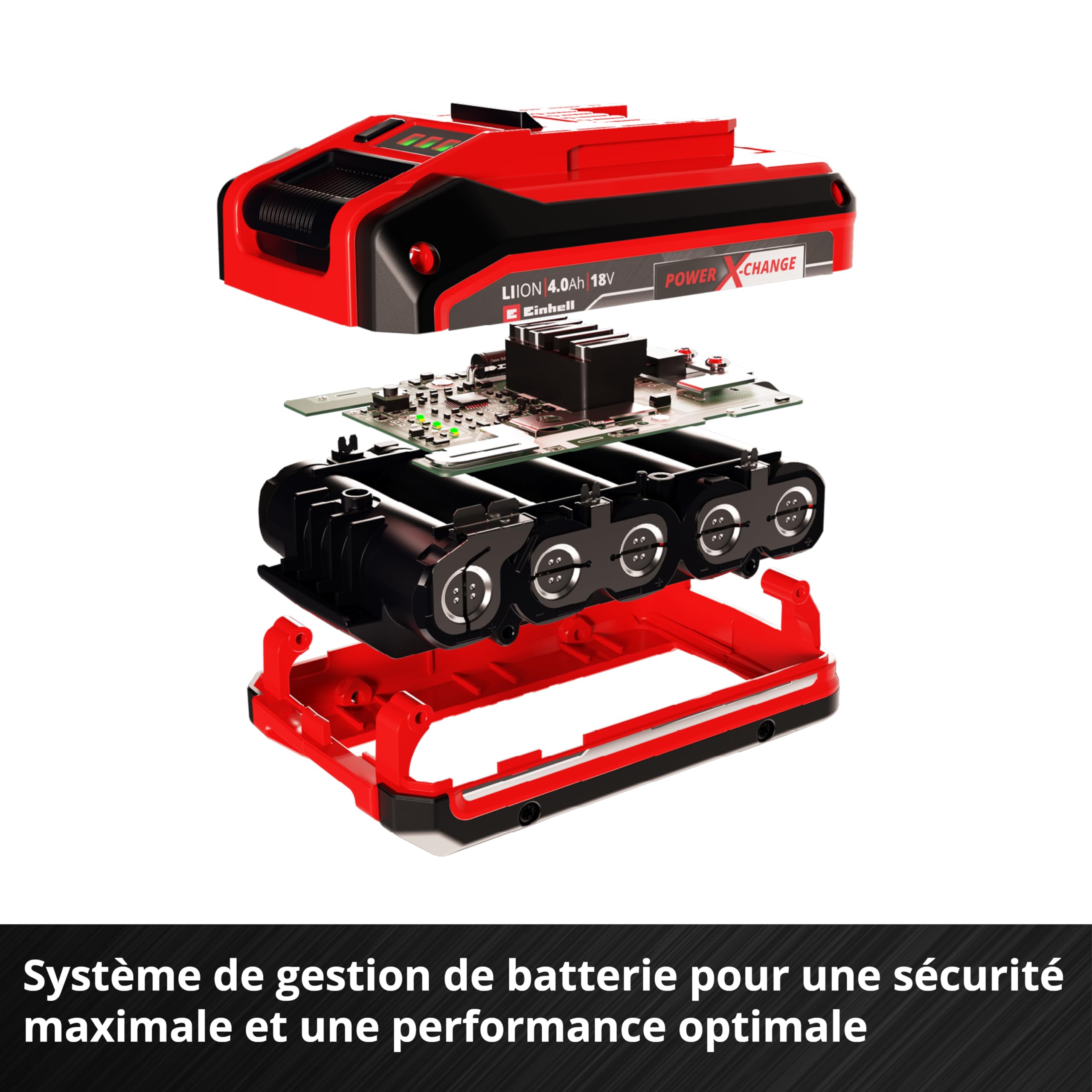 Einhell Batterie 3,0 Ah Power X-Change Plus (Lithium-ION, 18 V, pour Tous Les appareils Einhell Power X-Change)