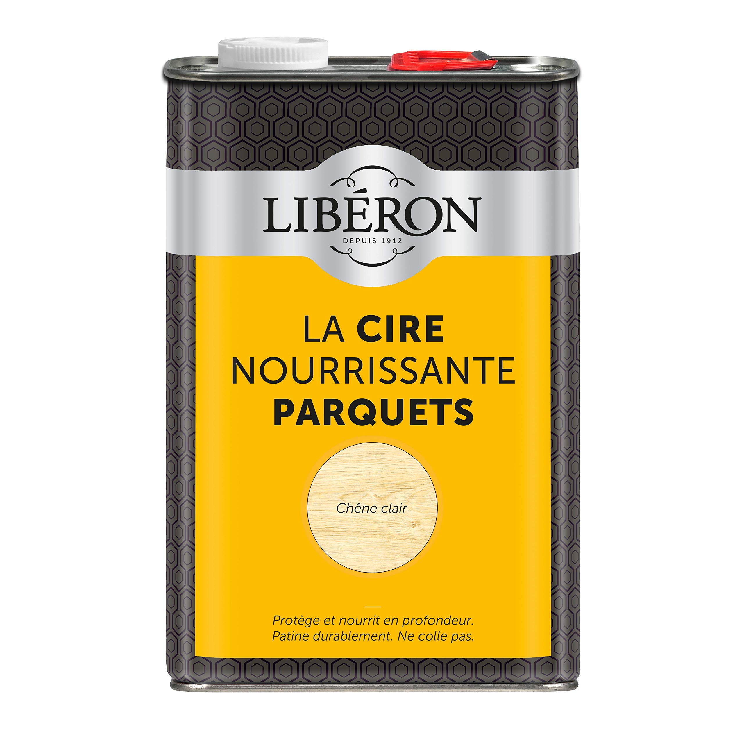 Libéron Cire Nourrissante Parquet Chêne Clair 5L | Protège et nourrit en profondeur, Patine durablement, Ne colle pas
