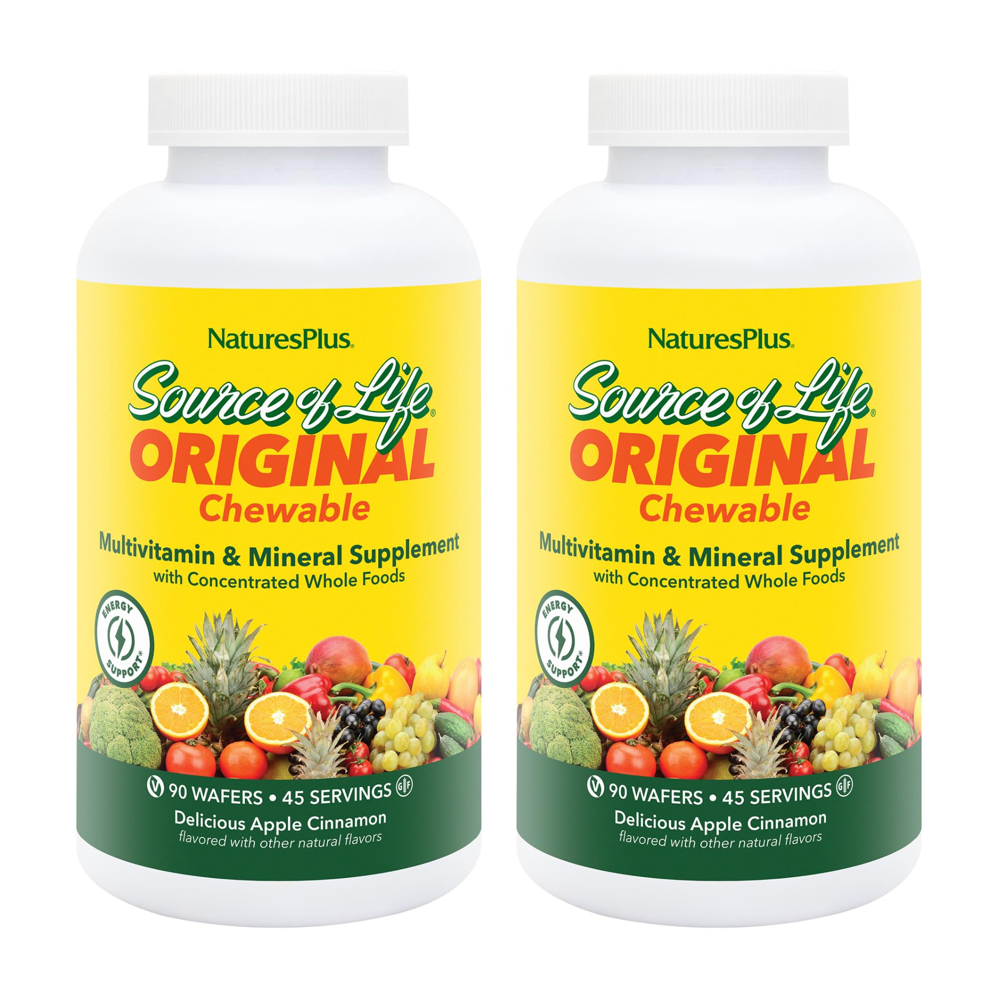 Amazon.com: NaturesPlus Source of Life Adult's Chewable, Apple