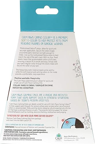 Miniatura 4 de Calma patas perro cuidado collar Wcalmante Sm.