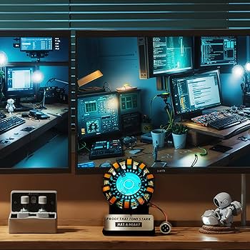 Amazon.co.jp: Lonyiabbi 2025 アークリアクター MK1 ハート型