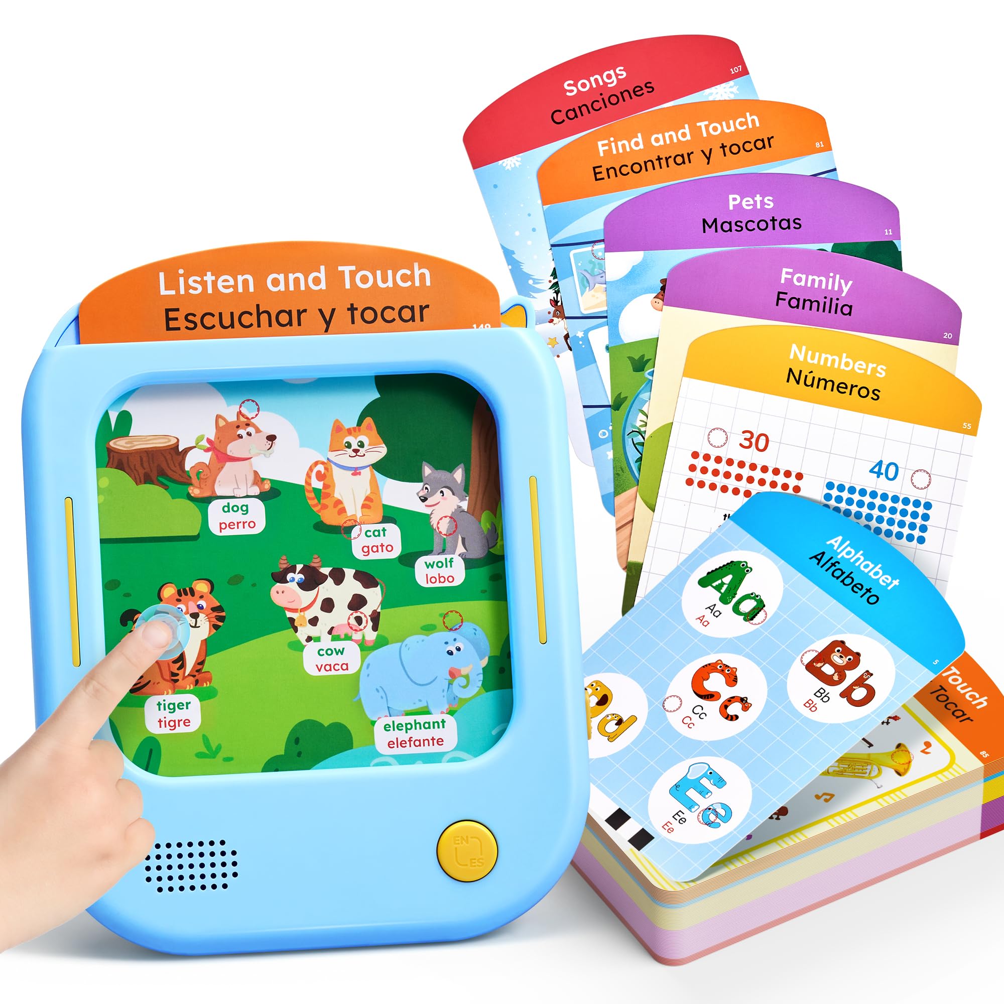 Amazon.com: JoyCat Bilingual Kids Learning Tablet, 106 Pages