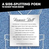 Vista 4 de Dammit Doll - Colección Tacky Fashion de edición limitada - Alivio del estrés, regalo de broma (Denim Doll)
